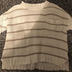 american eagle waffle knit sweater